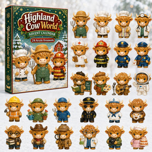 Highland Cow World Advent Calendar 2026 - 24-Day Festive Countdown, Acrylic Charms Blind Box - Gift For Highland Cow Lovers bd86e313-a93b-43dc-9540-cfabc29616d5-cow.jpg