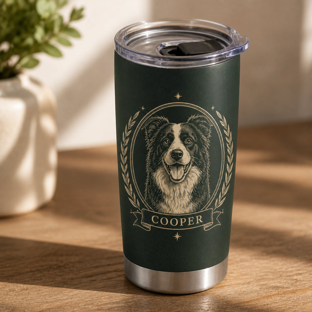 Custom Pet Portrait Medallion Tumbler - Personalized Tumbler bd956f6b-7231-4555-9bde-a48e3468e087.jpg