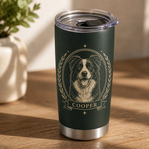 Custom Pet Portrait Medallion Tumbler - Personalized Tumbler bd956f6b-7231-4555-9bde-a48e3468e087.jpg
