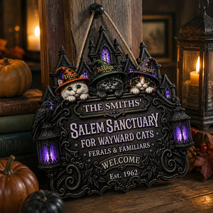 Personalized Salem Sanctuary Cat Door Sign - Personalized Wood Sign bdbe548d-ce08-4c2a-920d-25293de7ddf5.jpg