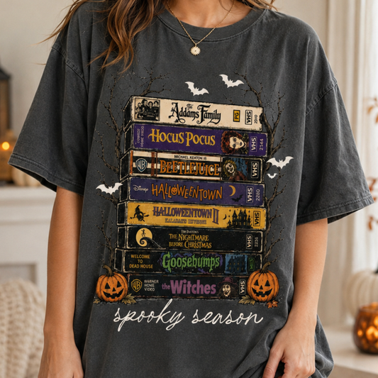 Comfort Colors Vintage Halloween VHS Tee - Retro Spooky Season Shirt - Funny Horror T-shirt -Scary Movie Halloween Shirt bde1f463-8c1e-4451-a4fb-14aee3b62884-5.png