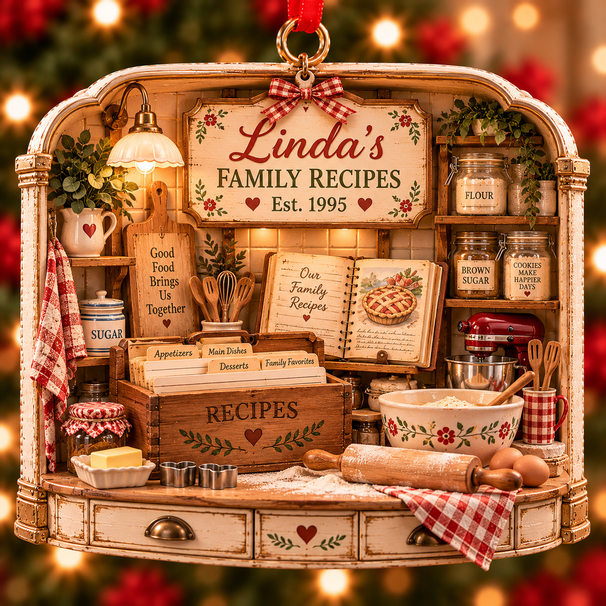 Personalized Family Recipes Christmas Ornament – Custom Name & Year, Grandma's Recipe Keepsake, Family Cooking Gift for Mom & Grandma be0ce296-ac9d-4dc8-a05b-cfabe966c3be-Linda-s-Family-Recipe-Kitchen-Ornament.png
