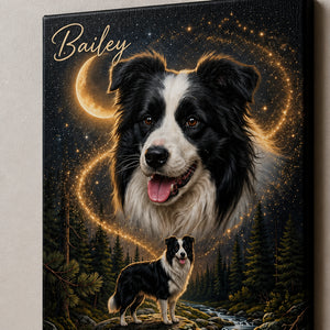 Enchanted Woodland Custom Pet Portrait Canvas - Personalized Canvas be102e0d-8ddb-41bb-97fe-64eda6a1e790.jpg