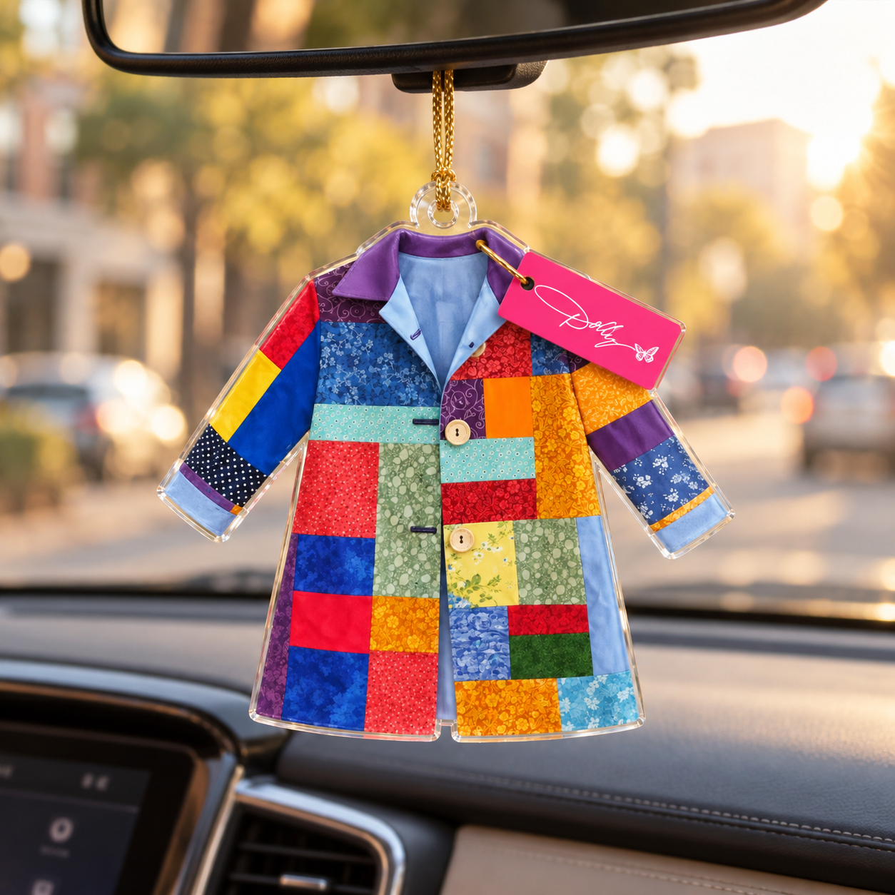 Dolly Parton Coat of Many Colors Ornament, Quilt Coat Christmas Decor, Country Music Gift, Dolly Parton Fan Gift be3d093b-1b5a-4163-af1a-f56425678ffb-3-3.png