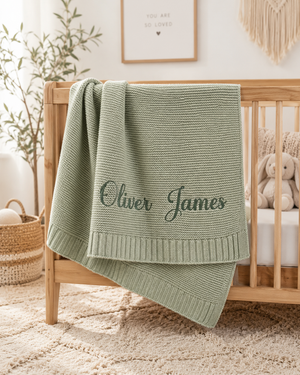 Embroidered Knit Baby Blanket, Personalized Baby Blanket, Custom Baby Name Blanket, Gift for Baby, 100% Cotton blanket, Keepsake for Baby be416155-7cc0-4c11-9432-7bdc1d6ade92-9d6ad9c6-7cce-4057-8fac-e7d2a4321a1d.png