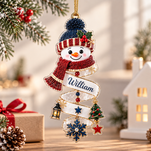 Personalized Snowman Acrylic Ornament, Custom Spiral Christmas Keepsake, Cute Funny Winter Holiday Bauble, Kids Name Christmas Tree Decor, Festive Gift be42702f-1960-49d9-8f10-8300dacc37c0-hhaha.png