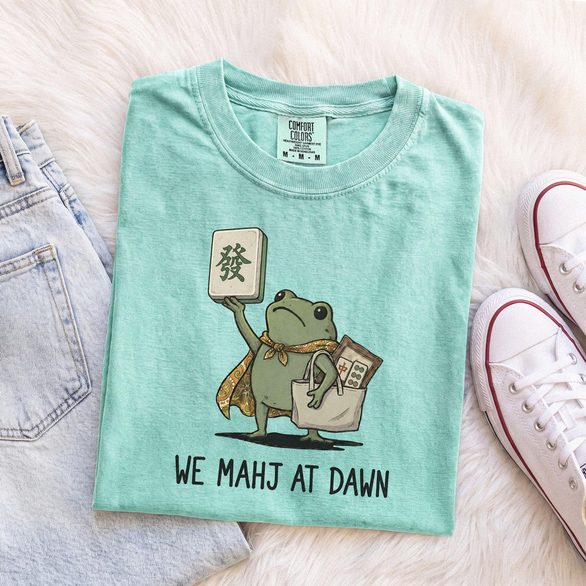 Comfort Colors We Mahj At Dawn Mahjong Shirt, Mahjong Tee, Gift For Mahjong Lover, Funny Game Night T-Shirt, Funny Mahjong Gift, be520436-c0b7-4244-b3a8-e2f43286ae1e-9.jpg