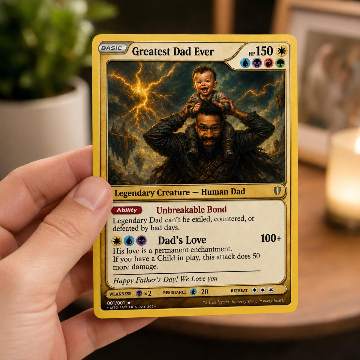 Greatest Dad Ever Personalized Fantasy Trading Card – Custom Father and Child Keepsake Gift for Dad, Father’s Day, Birthday, or Special Occasion be58b223-d4da-4b6e-9dca-23c2745576b1-banenr-3.png