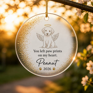 Pet Memorial Transparent Acrylic Ornament — Paw Prints Heart with Name & Year - Personalized Transparent Acrylic Ornament be6405a7-f599-4915-8db1-849c04c4c5d0.jpg