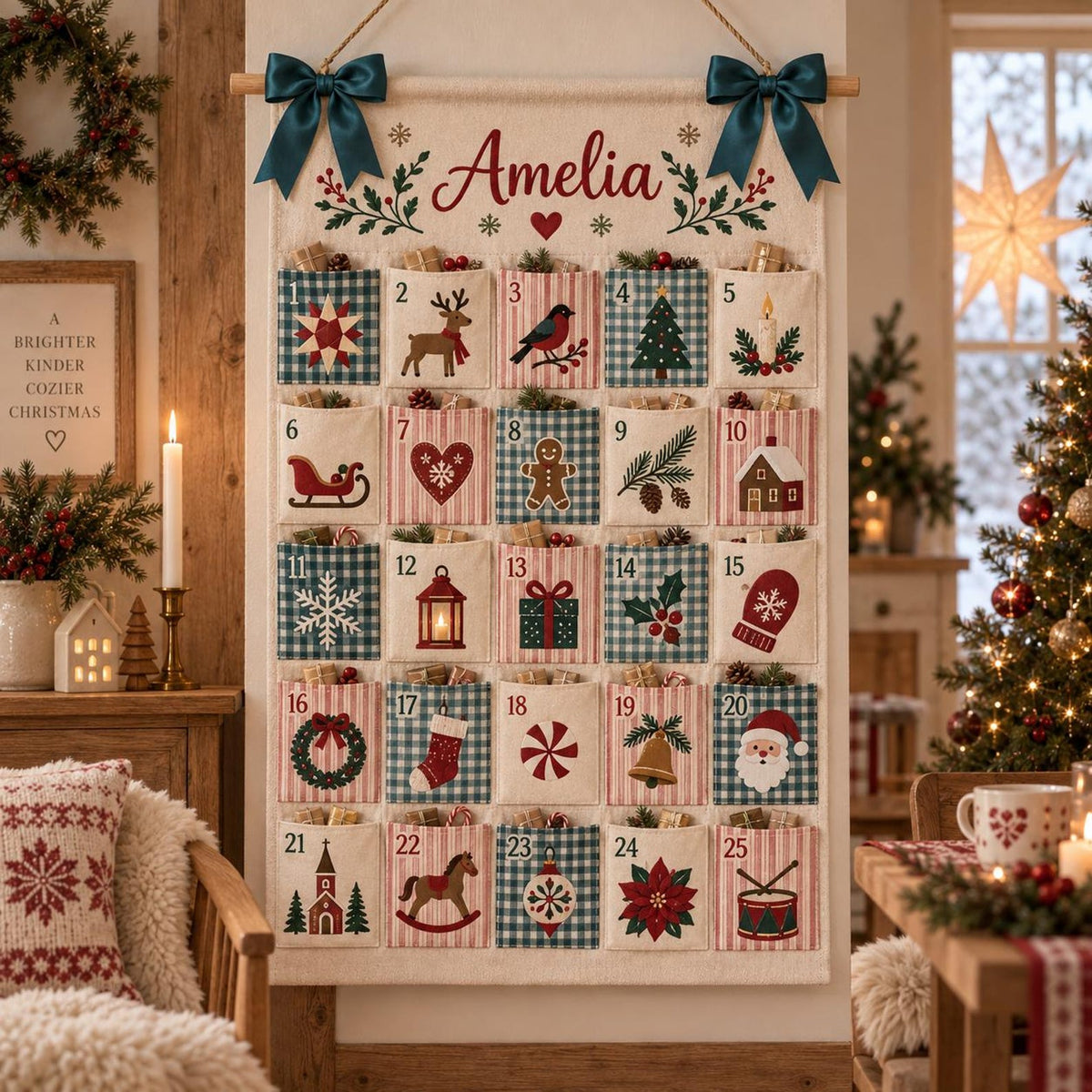 Personalized Fabric Advent Calendar, 25-Pocket Fabric Countdown Organizer, Kids Advent Calendar, Reusable Wall Hanging, Christmas Decor be85a531-ec80-472f-a727-6de43e52ab6b-il_1588xN.8602532673_kx0k.jpg