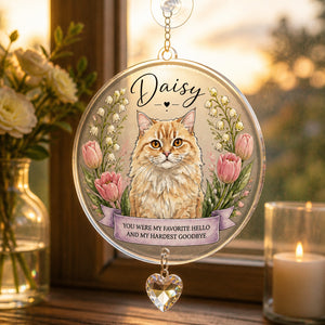 Custom Pet Memorial Ceramic Book Vase – Watercolor Portrait & Name - Personalized 1 Layered Suncatcher with Charm be9a3c8a-1026-4220-a134-77c27486b6a3.jpg