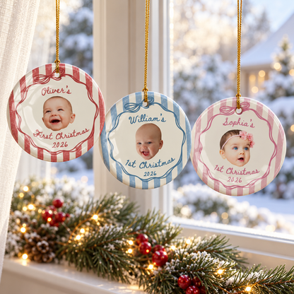 Baby First Christmas Ornament, Baby's First Christmas Ornament Baby Photo Ornament Funny Christmas Keepsake Gift Funny Baby Ornament 2026 beabfdb3-65a9-45ca-89f2-0cd8d2a85e05-banner-1.png
