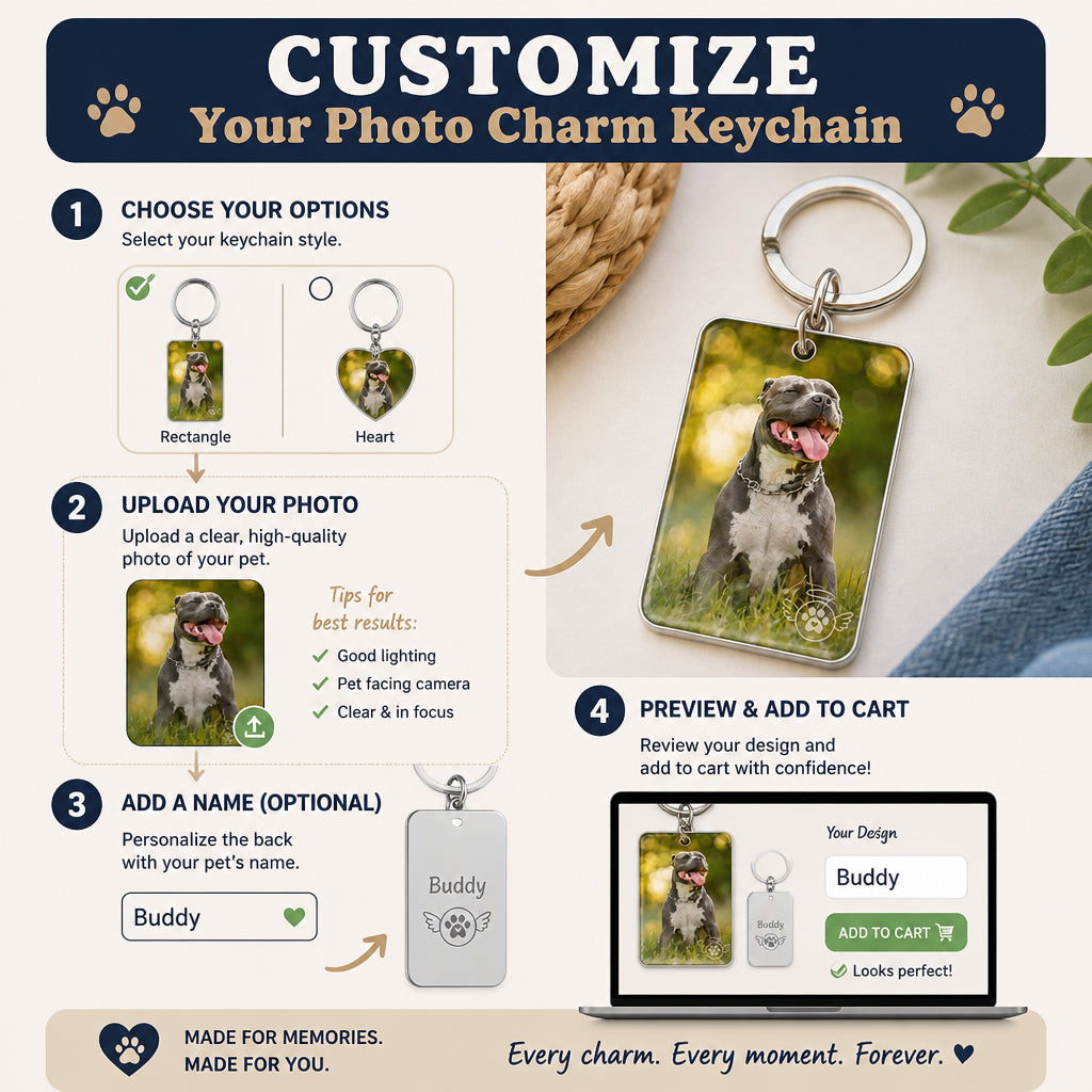Pet Memorial Photo Keychain – You Left Paw Prints On My Heart - Personalized Photo Charm Keychain beacea6f-a8a5-4a34-a57e-9d00ead157b9.jpg