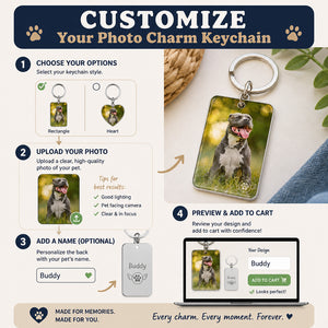 Pet Memorial Photo Keychain – You Left Paw Prints On My Heart - Personalized Photo Charm Keychain beacea6f-a8a5-4a34-a57e-9d00ead157b9.jpg