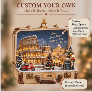 Personalized Rome 3D Suitcase Ornament – Custom Name Colosseum Christmas Keepsake for Italy Lovers & Travelers becca476-fb07-4fe0-a726-8d703e442867-Enhanced_Photo_1789375402570.jpg