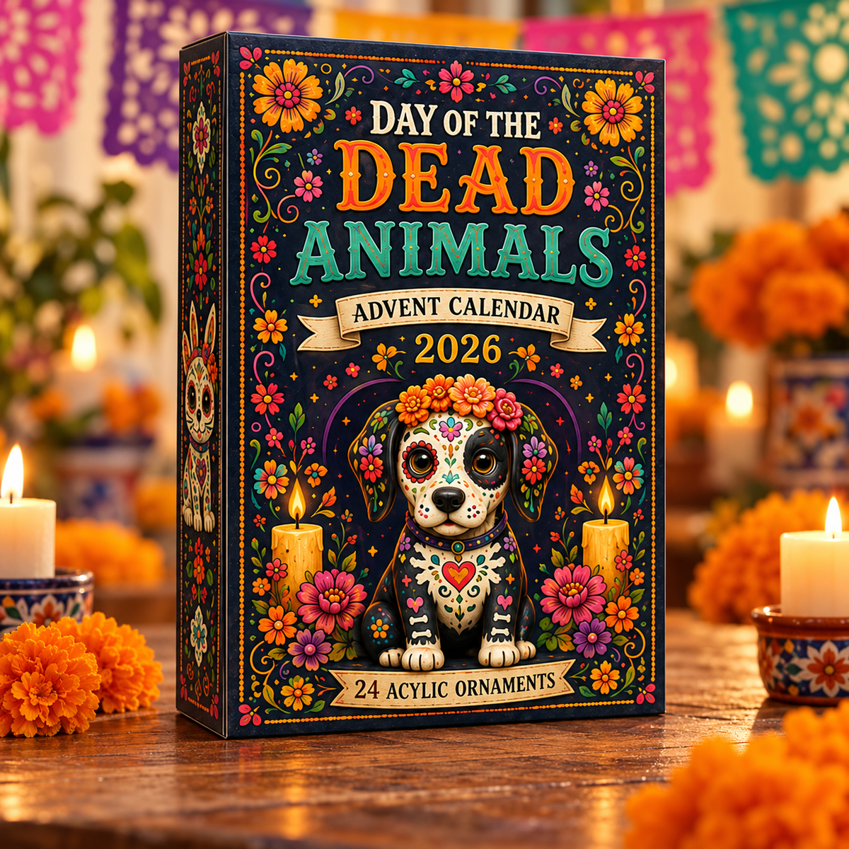 kull Animals Advent Calendar 2026 - 24-Day Festive Countdown, Acrylic Charms Blind Box - Gift For Family & Friends bed8c329-238e-419b-9d48-ffe4684cc5c2-skull-box.png