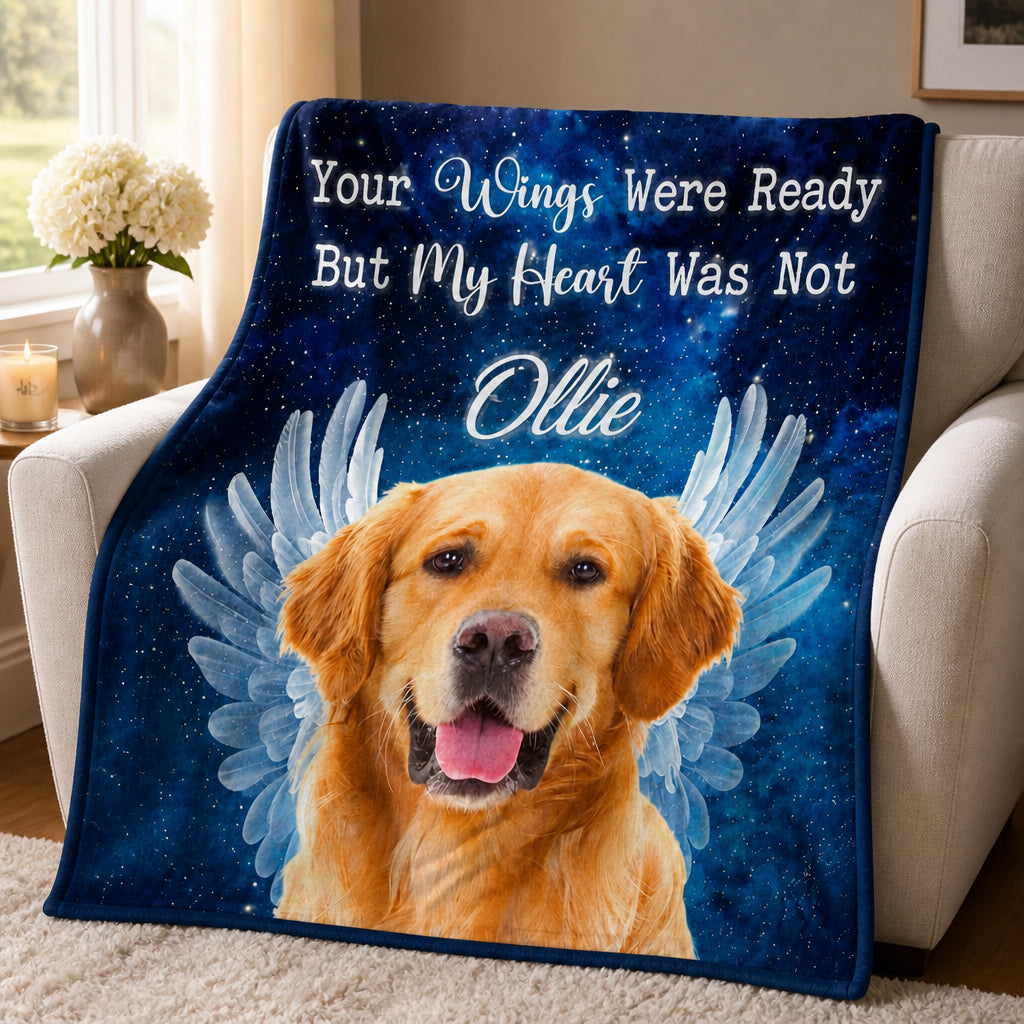 Pet Memorial Angel Wings Photo Blanket - Personalized Blanket bef9c9ce-dc2e-4b5e-bfcd-e20511ba3056.jpg
