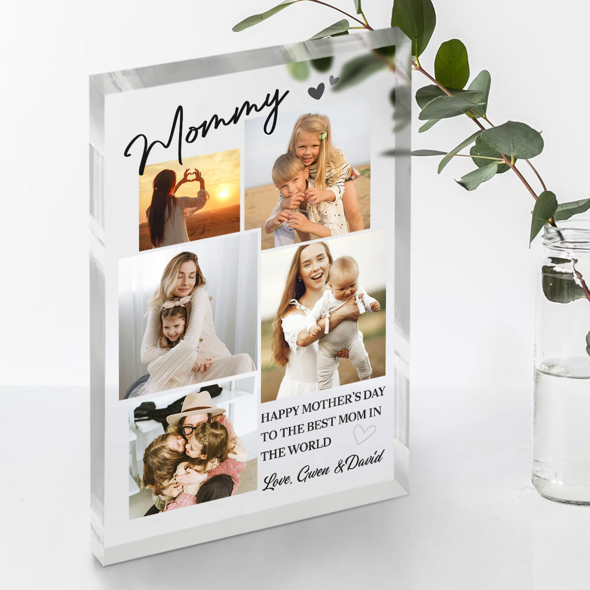 Mothers Day Plaque, Photo Keepsake Gift For Mom, Personalized Mom Gifts, Mothers Day Gifts 2025