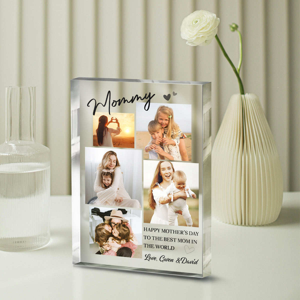 Mothers Day Plaque, Photo Keepsake Gift For Mom, Personalized Mom Gifts, Mothers Day Gifts 2025