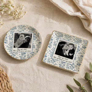 Personalized Jewelry Tray for Mother Of The Groom, Custom Photo Ceramic Ring Dish, Mother In Law Gift from Bride, Wedding Mom Gift from Son bf13ca74-a328-4993-abfc-63853bfb6046-3.jpg