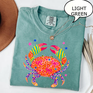 Comfort Colors® Cute Crab T-Shirt, Leopard Crab Shirt, Summer Shirt, Beach Vacation Shirt, Summer Crab Shirt bf369633-b16d-412d-9bf0-cf0658311786-3.jpg