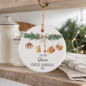 Sourdough Christmas Gifts, Sourdough Ornament, Personalized Baking Gifts, Sourdough Mama, Kitchen Decor, Sourdough Starter, Bread Ornament bf40aeeb-2dd1-44b2-8999-07e65cf1596a-banner-1.png