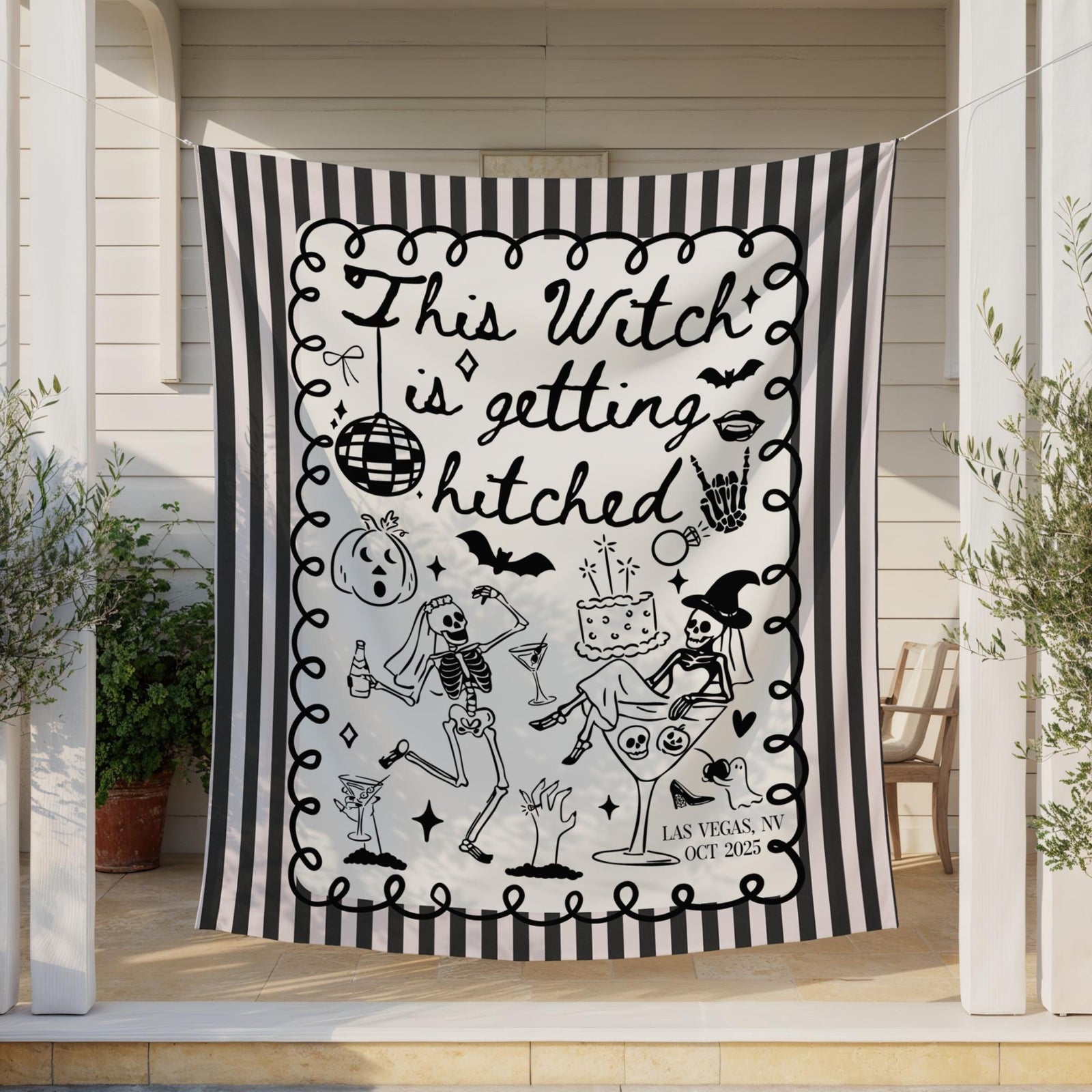 Personalized Halloween Bachelorette Banner, Witchy Bachelorette Tapestry for Photo Backdrop, Spooky Bachelorette Party Decor, Bach Halloween bf547366-fc5e-4015-9810-55bfd0db80ee-1.jpg