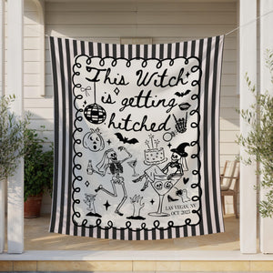 Personalized Halloween Bachelorette Banner, Witchy Bachelorette Tapestry for Photo Backdrop, Spooky Bachelorette Party Decor, Bach Halloween bf547366-fc5e-4015-9810-55bfd0db80ee-1.jpg