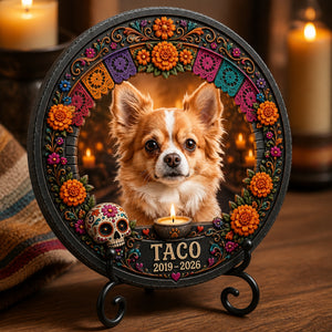 Pet Memorial Stone – Marigold Arch Portrait with Name & Years - Personalized Memorial Stone bf615514-ed0f-4a55-a178-ef49d24f6a6a.jpg