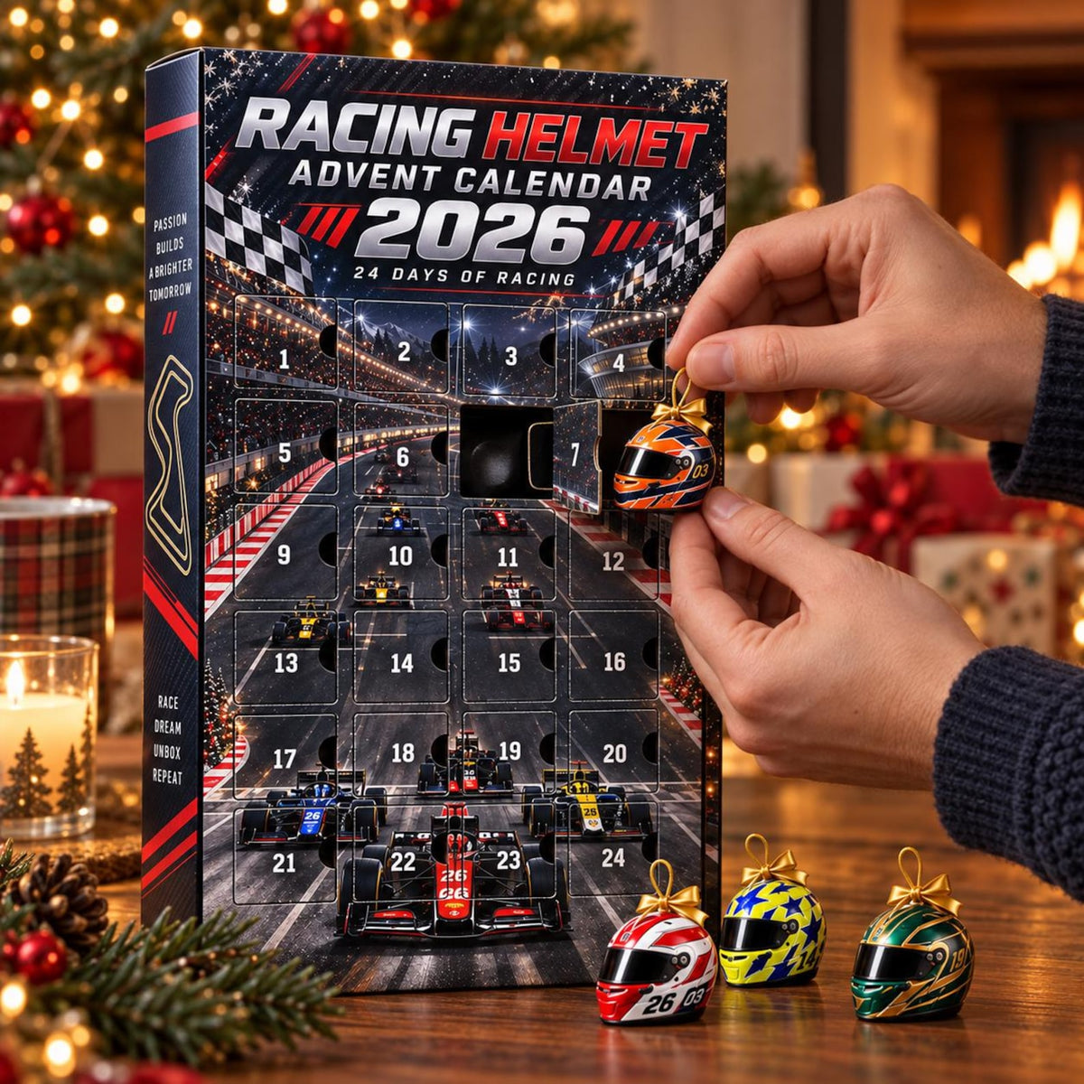 2026 Racing Helmet Advent Calendar, 24 Day Motorsport Christmas Countdown, Race Car Fan Ornament Gift bf7b44c9-c23c-46a2-bf4f-efa39f6893eb-il_1588xN.8579459725_54md.jpg