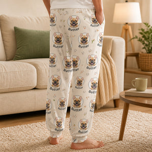 Custom Pet Face + Name Pattern Sweatpants - Personalized Sweatpants bf805262-8734-4be8-9582-89b551d3ee84.jpg
