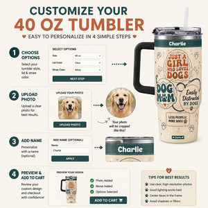 Just A Girl Who Loves Dogs - 40oz Tumbler Wrap (Pet Name) - Personalized 40 oz Stainless Steel Tumbler bfa315e0-3efc-49dc-8faa-afa56b7171eb.jpg