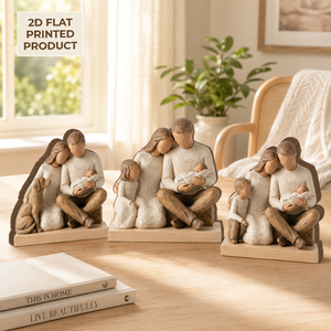 Personalized Family Keepsake 2D FLAT Wooden Block, Mom Dad Gift, Parent Keepsake, Custom Wood Carving, Mother Day Father Day Decor bfa920fc-02fe-4486-95b1-59e5b419e401-banner-1.png