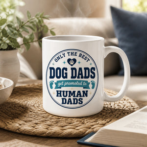 Dog Dads Promoted To Human Dads – Pet Portrait Pregnancy Reveal Mug - Personalized Mug bfea37ac-afe6-47ee-94b5-b901555fd3b3.jpg