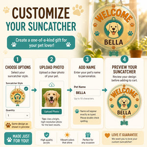 Welcome Pet Name Doormat – Dog Paw Edition - Personalized 1 Layered Suncatcher with Charm bff17d1e-1f4f-463a-b4f1-89897a84b4e6.jpg