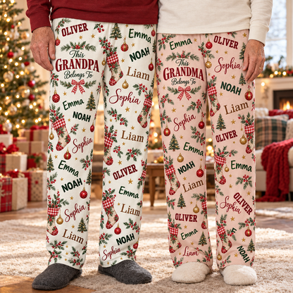 Personalized Grandma and Grandpa Christmas Pajama Pants – Custom Grandkids Names, Vintage Holiday Sleepwear, Christmas Gift for Grandparents bff73c58-5b04-4fd6-8c99-22fb62ba38c6-Vintage-personalized-grandparents-Christmas-pajama-pants.png