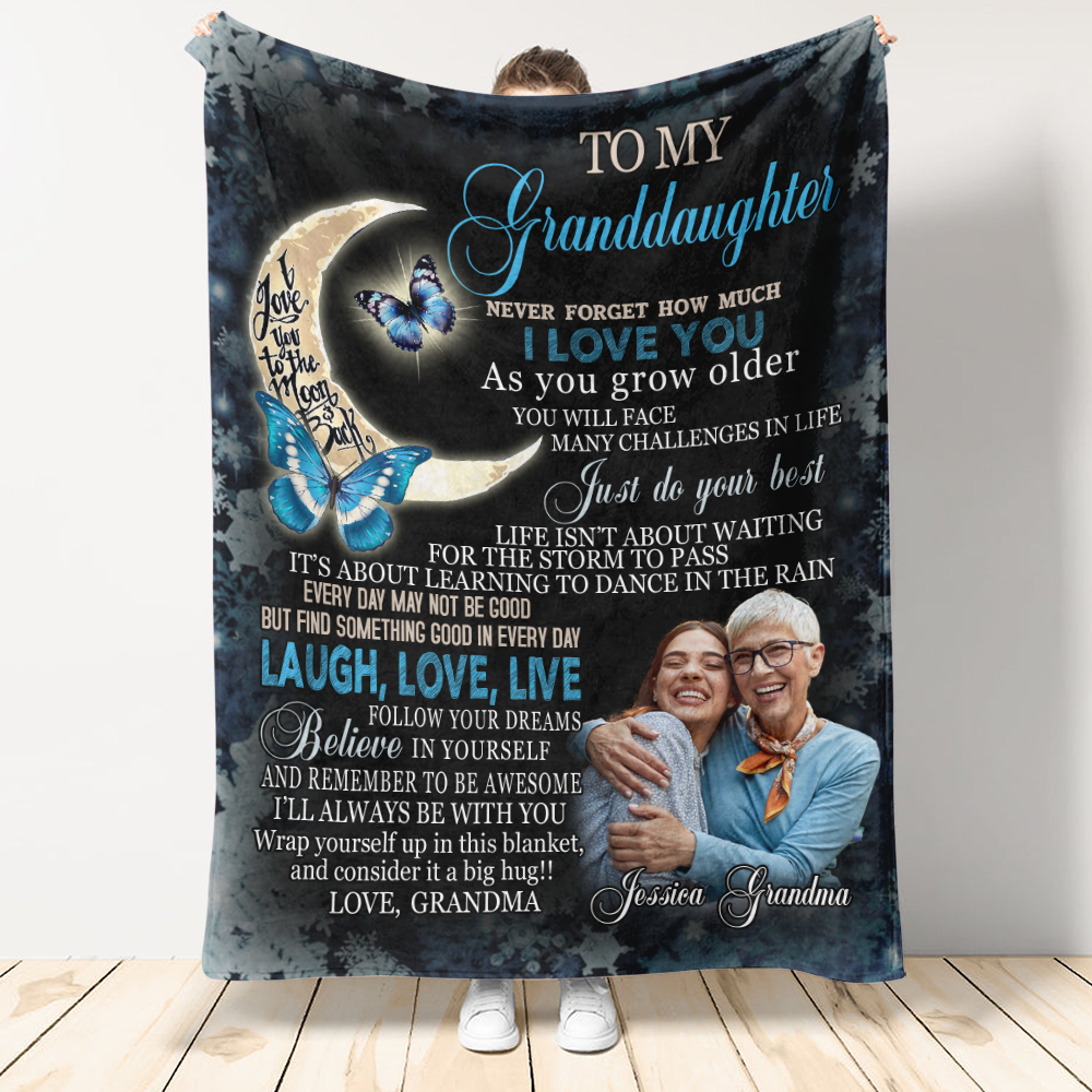 Personalized Throw Blanket for Mom, you are someone I laugh with, dream  with and love, birthday gift for Mom, Mother's Day Gift, personalize