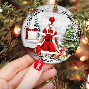 Our First Christmas Together - Personalized Ornament - Christmas Gift For Couple