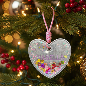Personalized Embroidery Christmas Ornament - Perfect Gift For Family, Couple, Bestie, Christmas Gift
