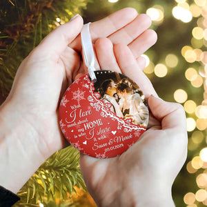 And So Together We Built Gift for Couple Christmas Ornament, Personalized Couple Gift, Gift Ideas For Couples, Presents For Young Couples