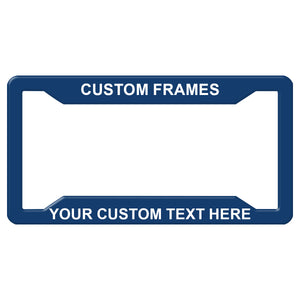 Personalized Heavy Duty License Plate Frame | Laser Engraved, No Decals Here! Custom Aluminum Car Tag Covers
