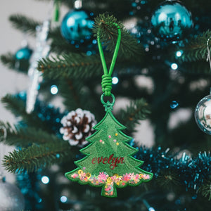 Personalized Embroidery Christmas Ornament - Perfect Gift For Family, Couple, Bestie, Christmas Gift