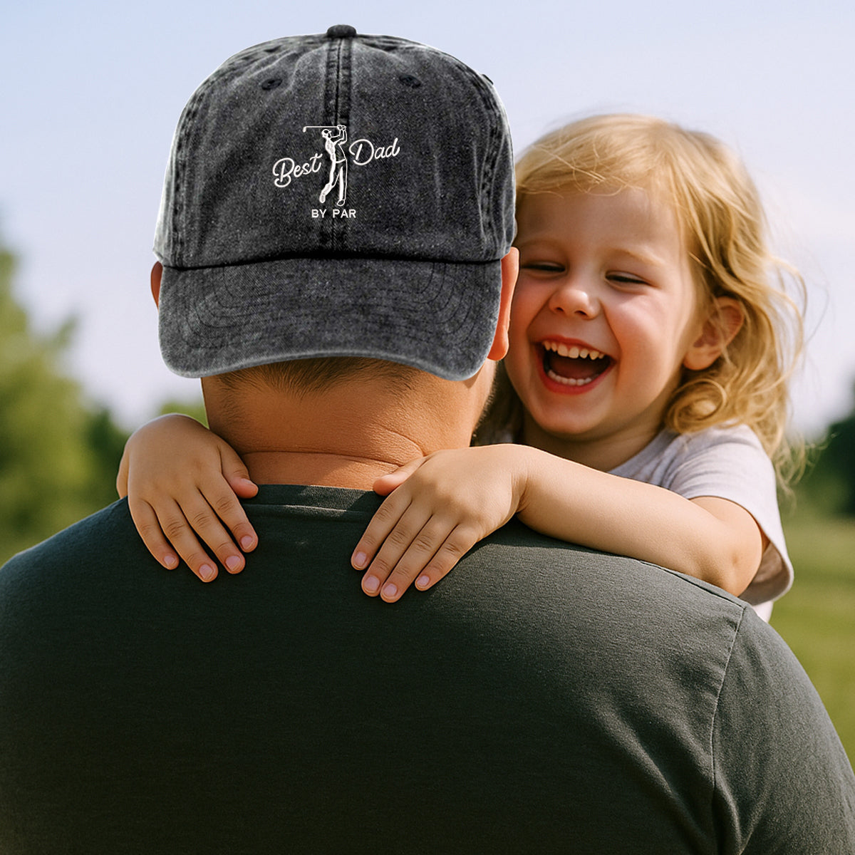 Embroidery Best Dad By Par Cap, Dad Golf Cap, Fathers Day Gift, Embroidery Golf Cap, Daddy Birthday Gift, Golf Player Cap bn4.jpg