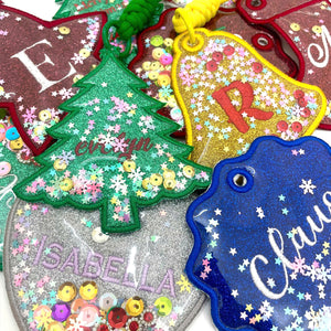 Personalized Embroidery Christmas Ornament - Perfect Gift For Family, Couple, Bestie, Christmas Gift