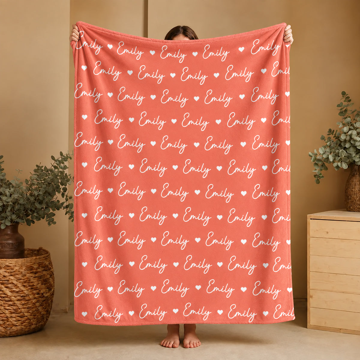 Wrapped In Lots Of Love - Personalized Blanket - Birthday Gift For Kids, Family