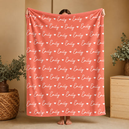 Wrapped In Lots Of Love - Personalized Blanket - Birthday Gift For Kids, Family