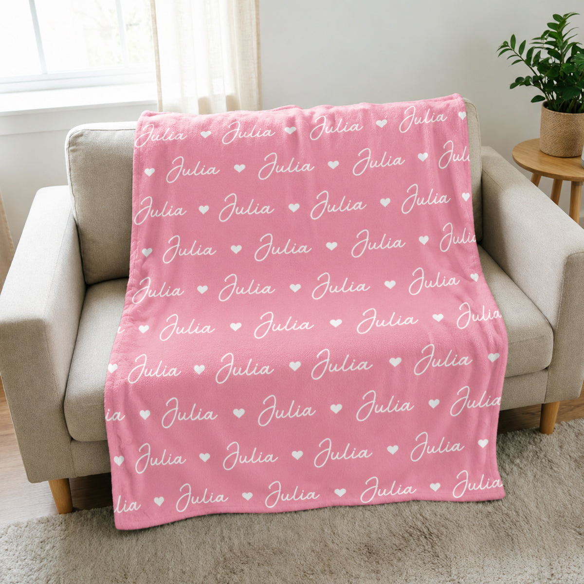 Wrapped In Lots Of Love - Personalized Blanket - Birthday Gift For Kids, Family