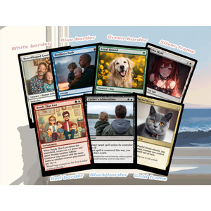 Custom Cards, Custom MTG Style Card, high quality custom cards, Father's Day gift, Gift for husband, Gamer gifts, Personalized Cards