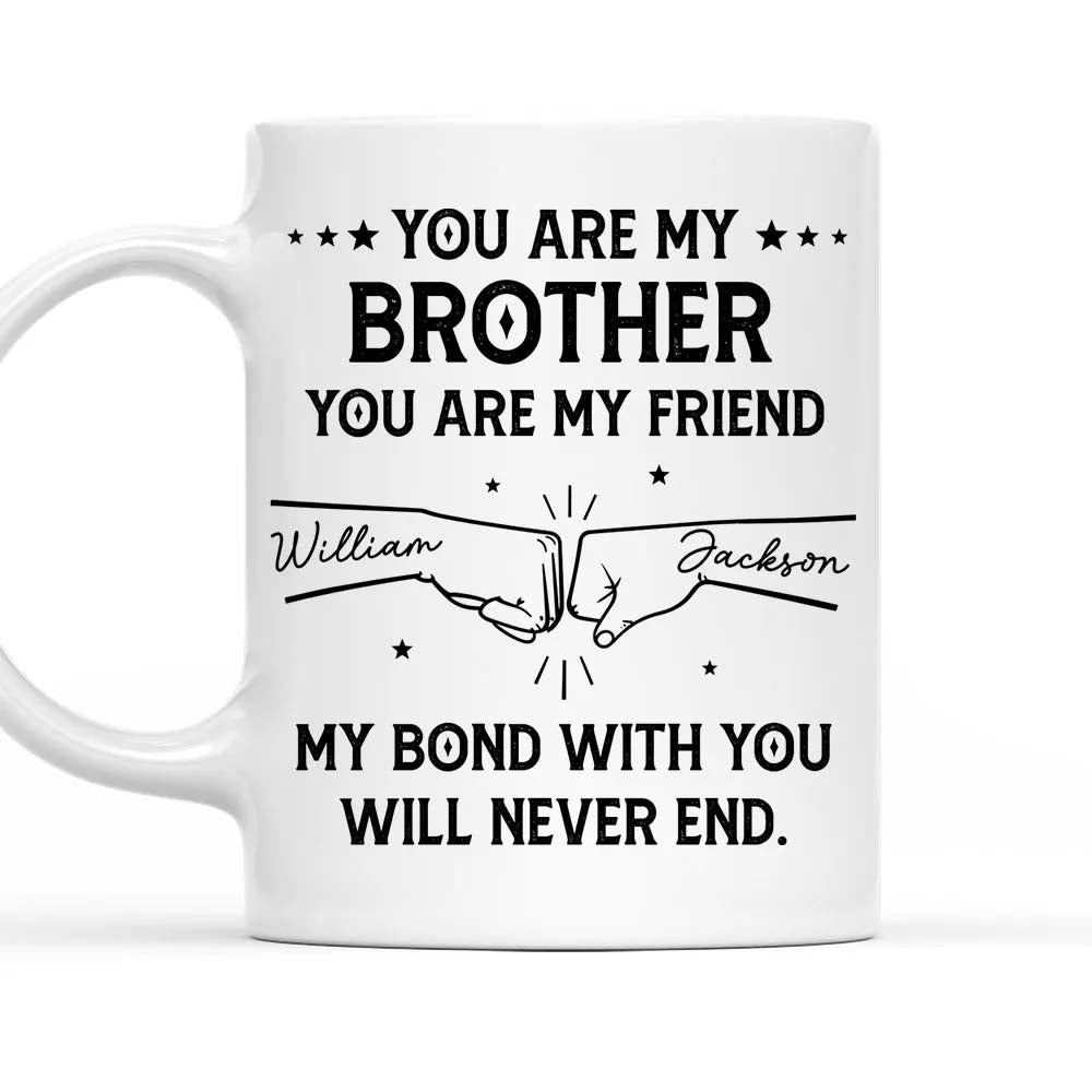 Bond With Brothers Sisters Siblings - Personalized Custom Coffee Mug Family Gift