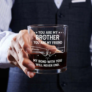 My Bond With You - Personalized Custom Whiskey Glass